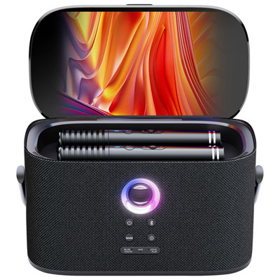 Système De Karaoké Wi-Fi Et Bluetooth Shell S2 D'ikarao Avec Écran Tactile Hd De 8 Po