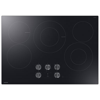 Samsung 30" 5-Element Electric Cooktop (NZ30FG6332RKAA) - Black
