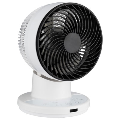 Ventilateur Turbo D'ecohouzng Avec Télécommande - 7 Po - Blanc