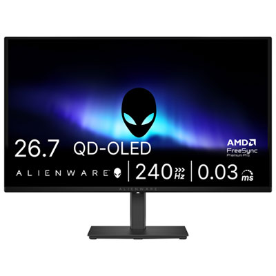 Alienware 27" WQHD 240Hz 0.03ms GTG QD-OLED FreeSync Gaming Monitor (AW2726DM) - Black Perfect oled for the best price!!!!!!!!!!!!!!!!!!!
