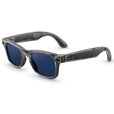Ray-Ban | Meta Wayfarer (Gen 2) Glasses with AI, Photo, Video, Audio & Messaging - Grey/Transition Sapphire Great product