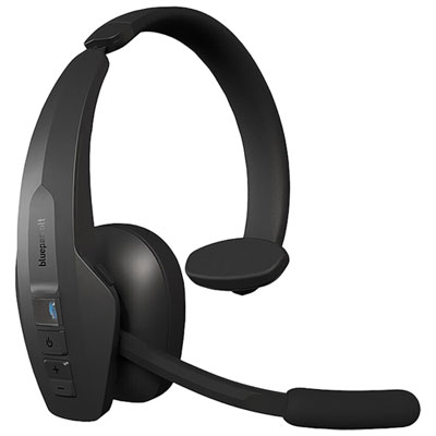 BlueParrott Pro B450 Wireless Bluetooth Mono Headset with 98% Noise-Cancelling Microphone