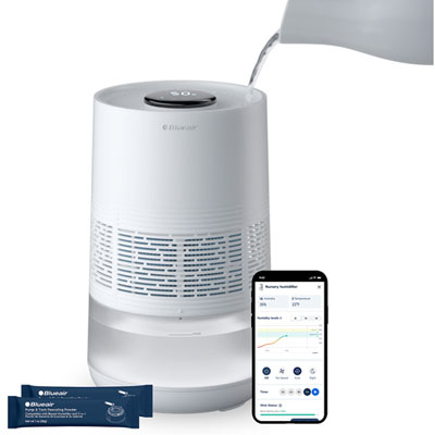 Humidificateur À Vapeur Froide 3E Génération De Blueair Avec Technologie Invisiblemist - Blanc 