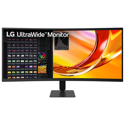 Moniteur Incurvé Panoramique Acl Wqhd 1440P Gàg 5 Ms 120 Hz Freesync D'amd De 34 Po De Lg (34U601B) - Noir