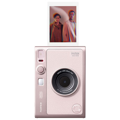 Open Box - Fujifilm Instax mini Evo Instant Camera - Gentle Rose