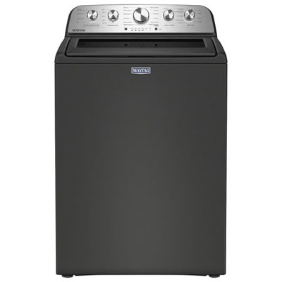 Open Box - Maytag 5.5 Cu. Ft. High Efficiency Top Load Washer (MTW5600RU) - Volcano Black - Scratch & Dent