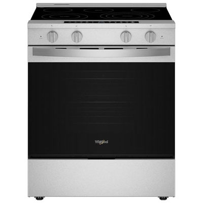 "Open Box - Whirlpool 30"" 5.3 Cu Ft Slide-In Electric Air Fry Range (YWSES7530RZ) - Stainless -Perfect Condition"