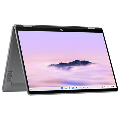 HP 14" Touchscreen Chromebook - Intel Core 3 N355 - 8GB LPDDR5 - 512GB SSD - Meteor Silver - Chromebook Plus