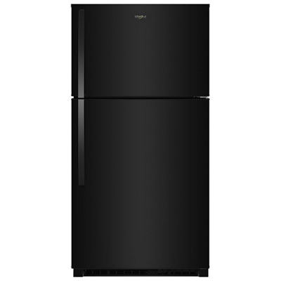 "Whirlpool 33"" 21.3 Cu. Ft. Top Freezer Refrigerator (WRTX7421TB) - Black"