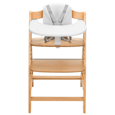 Hauck Alpha+ High Chair with Baby Seat & Tray - Natural