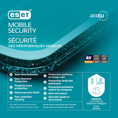 ESET Mobile Security (Android) - 1 Devices - 1 Year - Digital Download