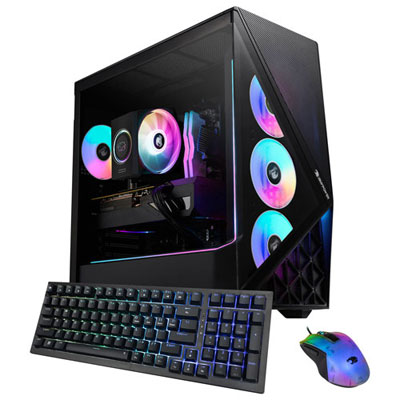iBUYPOWER Slate 9 Gaming PC (Intel Core U9 285/32GB RAM/2TB SSD/GeForce RTX 5070/Windows 11) - English
