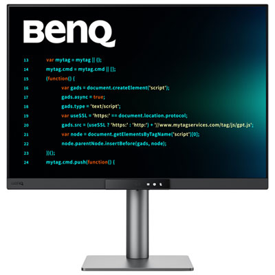 "BenQ 28"" 4K UHD IPS LED Monitor (RD280UG) - 120Hz - Grey"