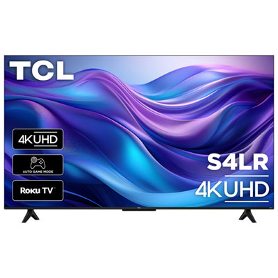 TCL 50" S4LR 4K UHD HDR Dolby Vision LED Roku TV Smart TV (50S4LR) - 2026 - Only at Best Buy