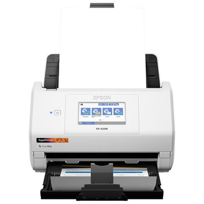 Epson RapidReceipt RR-620W Receipt and Document Scanner Best time saving