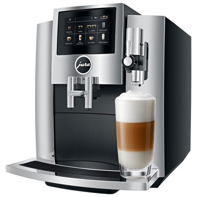 Jura S8 Automatic Espresso Machine with Frother - Chrome