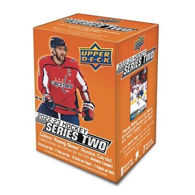 Upper Deck Series 2 2022-23 Hockey Trading Cards - Mass Blaster Box - 7 Pack
