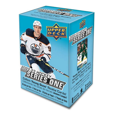 Upper Deck Series 1 2022-23 Hockey Trading Cards - Mass Blaster Box - 7 Pack