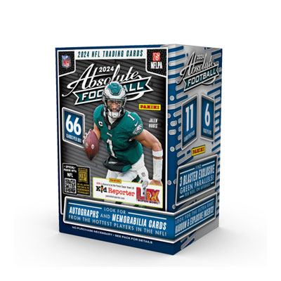Panini Absolute 2024 Football Trading Cards - Blaster Box -6 Pack