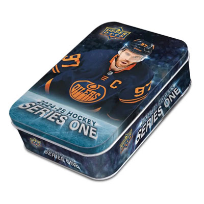 Upper Deck Series 1 2024-25 Hockey Trading Cards - Tin - 9 Pack