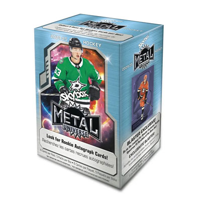 Skybox Metal Universe 2024-25 Hockey Trading Cards - Blaster Box - 5 Pack