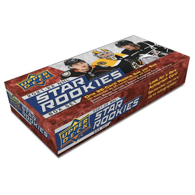 Upper NHL Star Rookies 1 2021-22 Hockey Trading Cards - Box Set - 25 Card