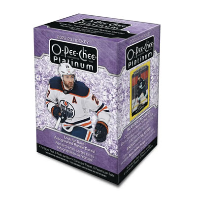 Upper Deck O-Pee-Chee Platinum 2022-22 Hockey Trading Cards - Blaster Box - 6 Pack