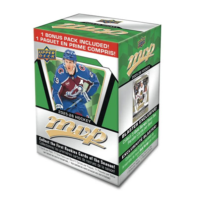 Upper Deck MVP 2025-26 Hockey Trading Cards - Blaster Box - 11 Pack