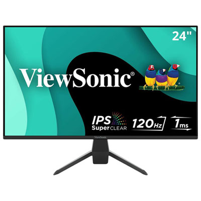 Moniteur De Jeu Acl Ips Hd Intégrale Freesync 120 Hz 1 Ms De 24 Po De Viewsonic (Vx2470-Mhd)