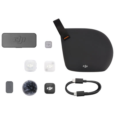 DJI Mic Mini 2 Wireless Microphone (1 TX + Mobile Receiver + Charging Case)