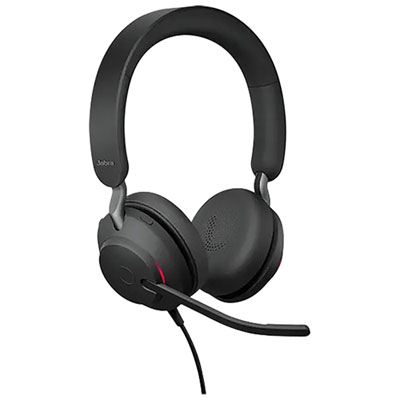 Jabra Evolve2 40 SE Headset with Microphone - Black