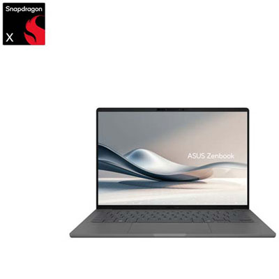 ASUS Zenbook A14 14" Laptop - Snapdragon X X1 26 100 - 16GB LPDDR5X - 512GB SSD - Windows 11 Home - Iceland Grey