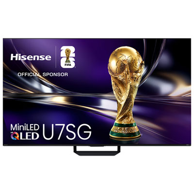 Hisense 55" U7SG 4K UHD Hi-QLED Mini-LED PRO AI Smart Google TV (55U7SG) - 2026