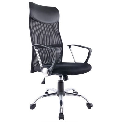 Open Box - Brassex Fabric Manager & Executive Chair (1042) - Black