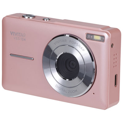 Vivitar SnapShot 44MP 3x Zoom Digital Camera - Pink Cute and great picture quality