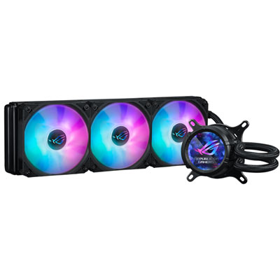 ASUS ROG Strix LC III 360 ARGB LCD 360mm CPU Cooling Fan - Black Great efficient cooler