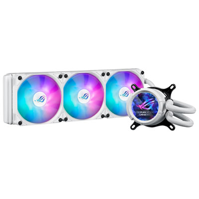 ASUS ROG Strix LC III 360 ARGB LCD 360mm CPU Cooling Fan - White