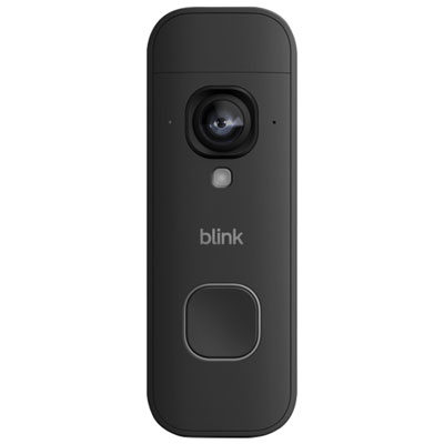 Blink 2K+ Wire-Free Wi-Fi Video Doorbell - Black