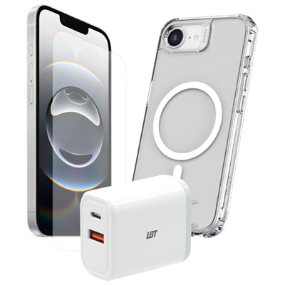 Ensemble D'accessoires De Démarrage 3-En-1 De Tuff8 Pour Iphone 17E - Transparent