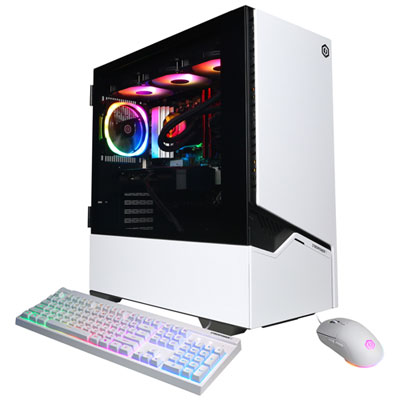 CyberPowerPC Gamer Supreme Gaming PC - White (AMD Ryzen 7 9800X3D/32GB RAM/1TB SSD/GeForce RTX 5070/Windows 11) -En