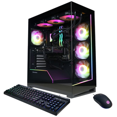 CyberPowerPC Gamer Supreme Gaming PC (AMD Ryzen 9 9900X/32GB RAM/2TB SSD/Radeon RX 9060 XT/Windows 11) - English