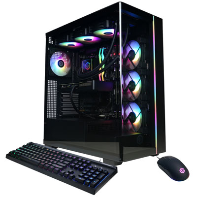 CyberPowerPC Gamer Supreme Gaming PC (AMD Ryzen 9 9900X3D/32GB RAM/2TB SSD/GeForce RTX 5070/Windows 11) - English