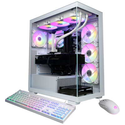 CyberPowerPC Gamer Supreme Gaming PC - White (Intel Core Ultra 9 285K/32GB RAM/2TB SSD/GeForce RTX 5080/Win11) - En