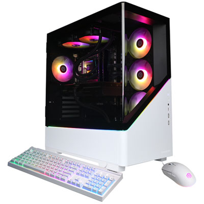 CyberPowerPC Gamer Supreme Gaming PC - White (Intel Core Ultra 9 285/32GB RAM/2TB SSD/GeForce RTX 5070/Win11) - En