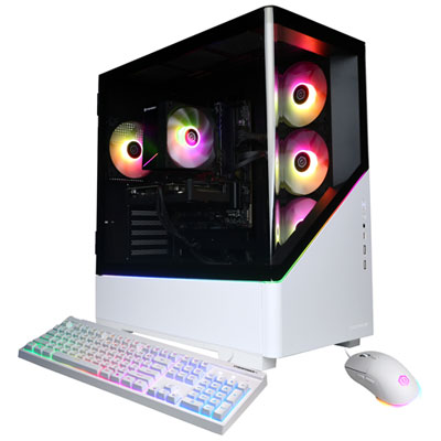 CyberPowerPC Gamer Xtreme Gaming PC - White (Intel Core Ultra 5 225F/16GB RAM/2TB SSD/GeForce RTX 5060/Win11) -En