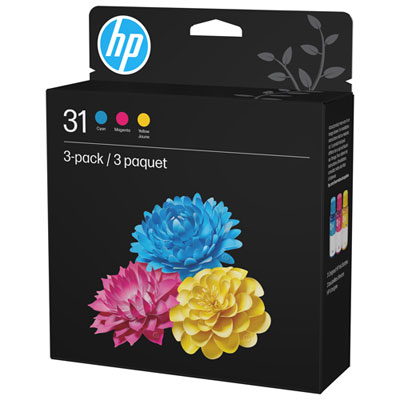 HP 31 Tri-Colour Ink (9C228AN) - 3 Pack Great product and reasonably priced, only from Best Buy!!!