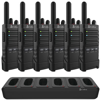 Cobra FRS 2-Way Radios - 6 Pack (CBRPX650BCH6)