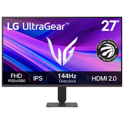 Moniteur De Jeu Del Ips Hd Intégrale Gàg 1 Ms 144 Hz De 27 Po De Lg (27U411B) - Noir