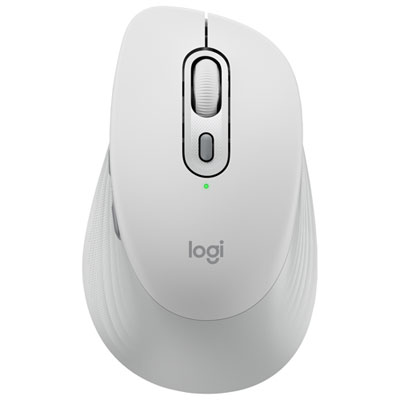 Logitech Signature Comfort M840 L Bluetooth Optical Mouse - White
