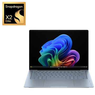 HP OmniBook Ultra 14" 3K OLED Touchscreen Copilot+ PC Laptop - Snapdragon X2 Elite - Qualcomm Hexagon NPU 85 TOPs - 32GB LPDDR5x - 1TB SSD - Qualcomm Adreno Graphics - Windows 11 Home - Stone Blue Great Design, But Serious Audio and Battery Issues
